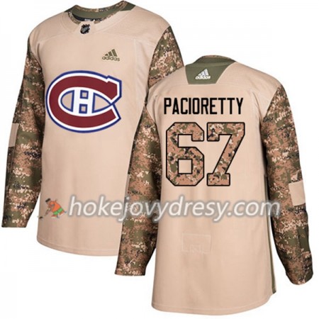 Pánské Hokejový Dres Montreal Canadiens Max Pacioretty 67 Adidas 2017-2018 Camo Veterans Day Practice Authentic